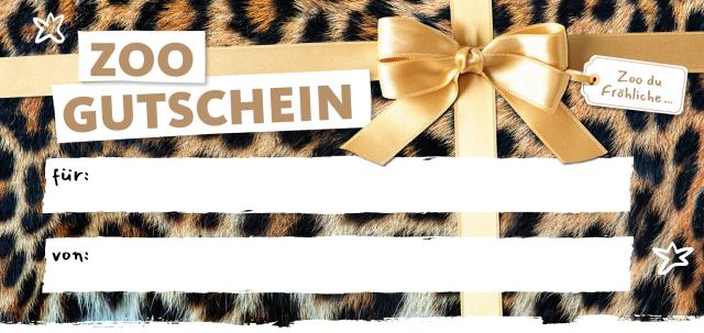 Leopardenfell mit Schleife